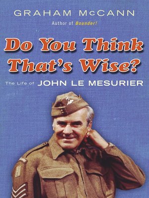 cover image of Do You Think That's Wise?